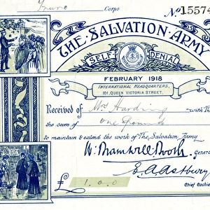 Salvation Army receipt