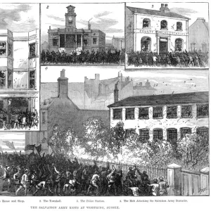 The Salvation Army Riots at Worthing, Sussex