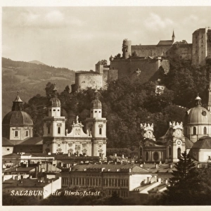Salzburg - Cathedral and Hohensalzburg Castle