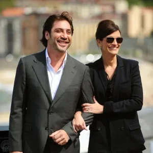 San SebastiᮮFestival 2010. Julia Roberts, Javier Bardem