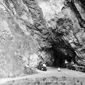 The Sandy Cave, Gobbins Cliff Path