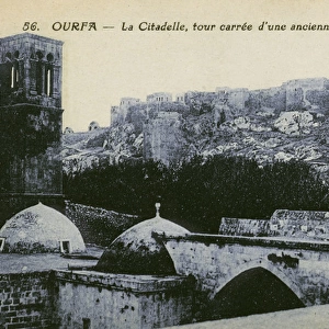 Sanliurfa, Turkey - Citadel, Square Tower & Crusader Church