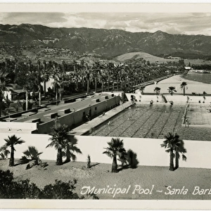 Santa Barbara, California, USA - The Municipal Swimming Pool