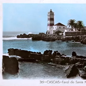 Santa Marta lighthouse, Estoril, Cascais, Portugal