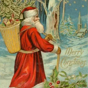 Santa and Presents Santa and Presents