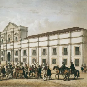 Santiago de Chile (1854). Casa de la Moneda and