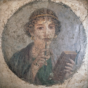 Sappho (c. 612-c 570 B. C. ). Ancient Greek poet