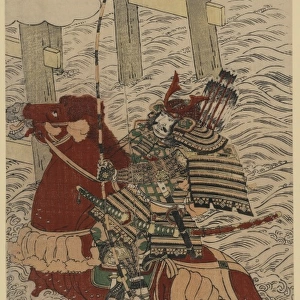 Sasaki no Takatsuna at the Battle of Uji River