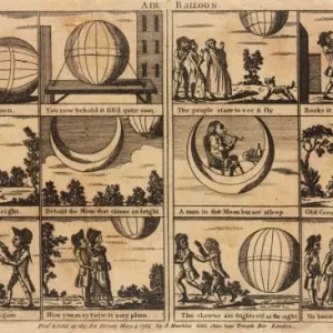 Satirical images of an Air Balloon Satirical images of an Air Balloon