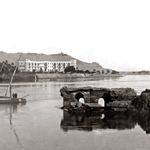 Savoy Hotel Aswan, Egypt, circa 1890