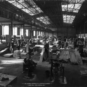 The Saw Mill at the Ham Works of Sopwith Aviation, Kingston The Saw Mill at the Ham Works of Sopwith Aviation, Kingston