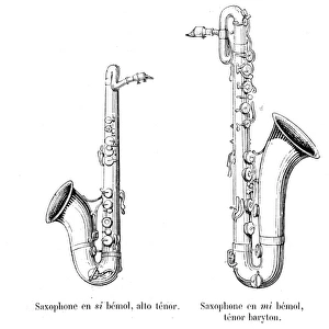 Three Saxophones