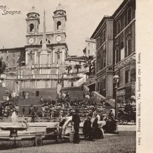 The Scala di Spagna (Spanish Steps), Rome, Italy