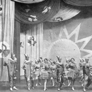 A scene from Clowns in Clover at the Adelphi Theatre, London