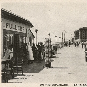 Scene on the Esplanade, Long Beach, New York, USA