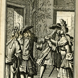Scene from Molieres play, Dom Garcie de Navarre