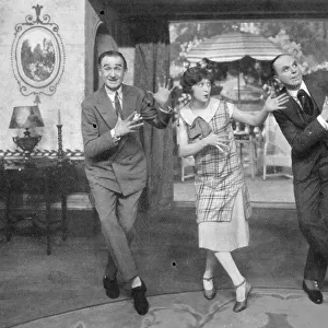 A scene from No No Nanette at the Palace Theatre, London (1925) with Joseph Coyne, Binnie Hale and George Grossmith Date: 1925