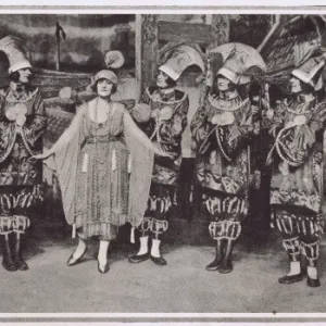 A scene from the pantomime Aladdin at the London Hippodrome