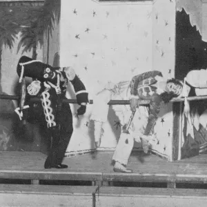 A scene from Petrouchka, revived by Nijinska in