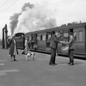 Scene at Salisbury Railway Station