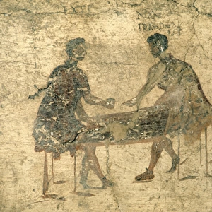 Scene of Tavern Life in Pompeii