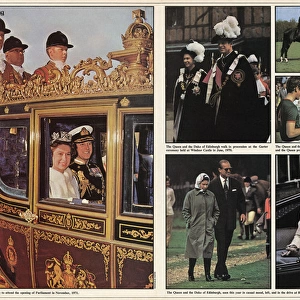 Scenes from the life of Queen Elizabeth II