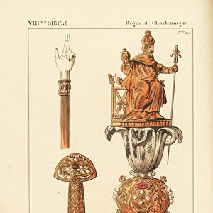 Sceptre, sword and hand of justice of Charlemagne