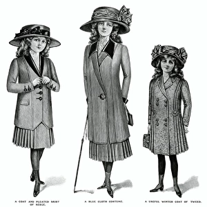 School costumes for girls 1909