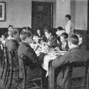 School for Deaf Boys, Anerley, London - dinner time