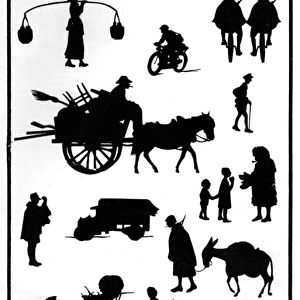 Scissored silhouettes in land of Caesars by H. L. Oakley