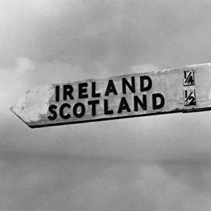 Scotland Ireland Sign
