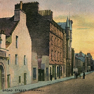 Scotland - Orkney - Kirkwall, Broad Street