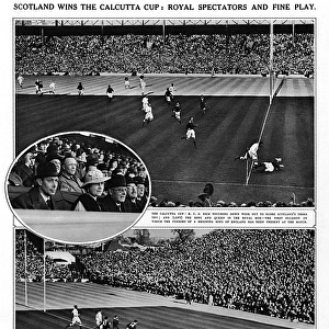 Scotland Wins Calcutta Cup 1938