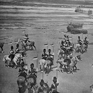 The Scots Greys at the Royal Military Tournament at Islingto