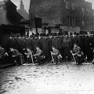 Scots guards at the Siege of Sidney Street