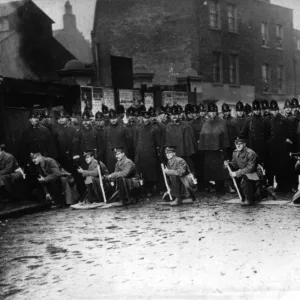 Scots guards at the Siege of Sidney Street