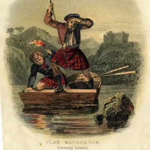 Scottish Types - Leistering Salmon, Clan MacGregor