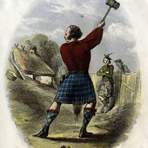 Scottish Types - Throwing the Hammer, Clan Campbell