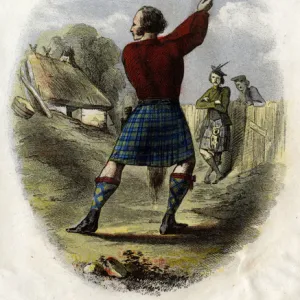 Scottish Types - Throwing the Hammer, Clan Campbell