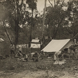 Scouts camping in Australia