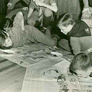 Scouts in eating competition