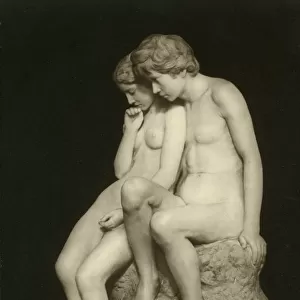 Sculpture Erste Liebe ( First Love ) by Felix Pfeiffer