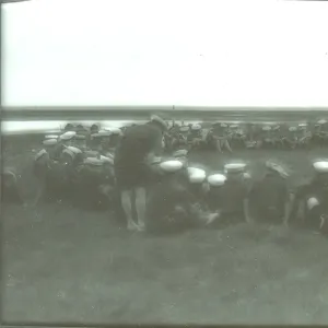 Sea Scouts receiving instruction