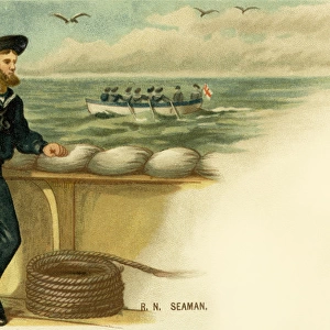 Seaman aboard ship