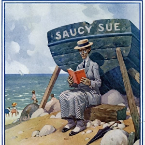 Seaside scene, Saucy Sue