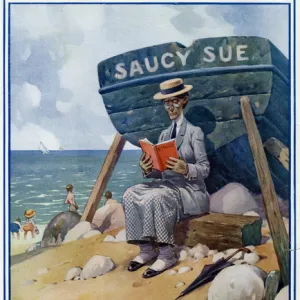 Seaside scene, Saucy Sue