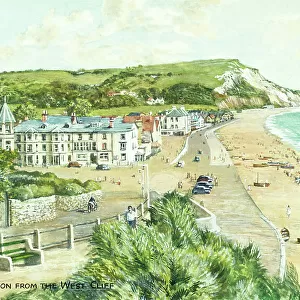 Seaton, Devon, viewed from West Cliff