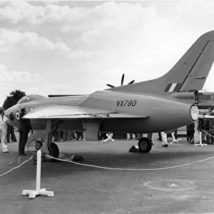 The second Avro 707B VX790 at the Farnborough Air Show