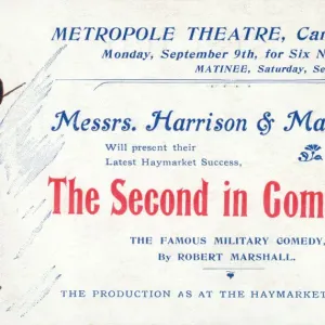 Print of The Second in Command at the Metropole Theatre Print of The Second in Command at the Metropole Theatre