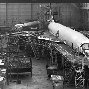 The second pre-production Concorde 02 during ground testing